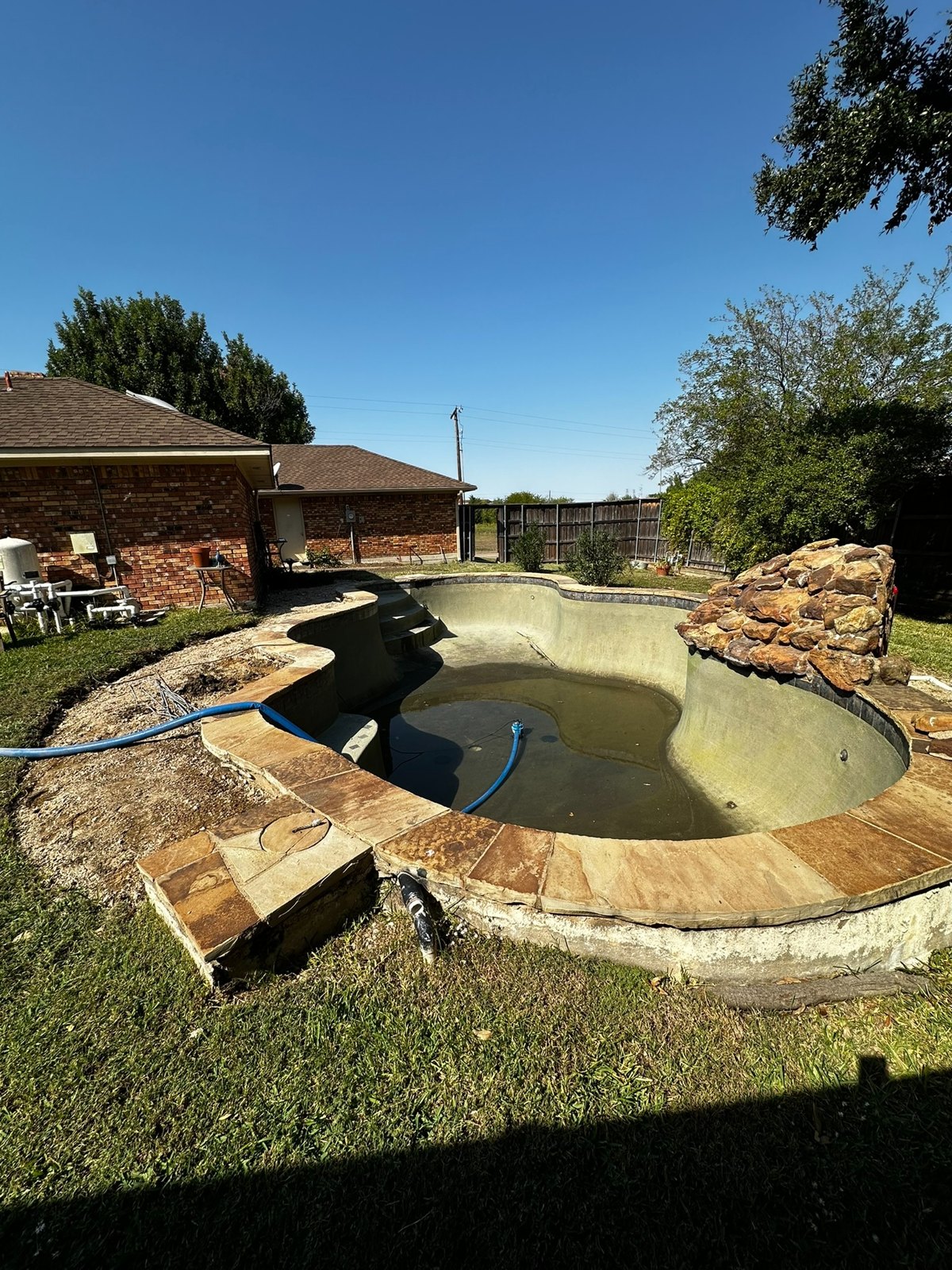 Pool & deck update — before