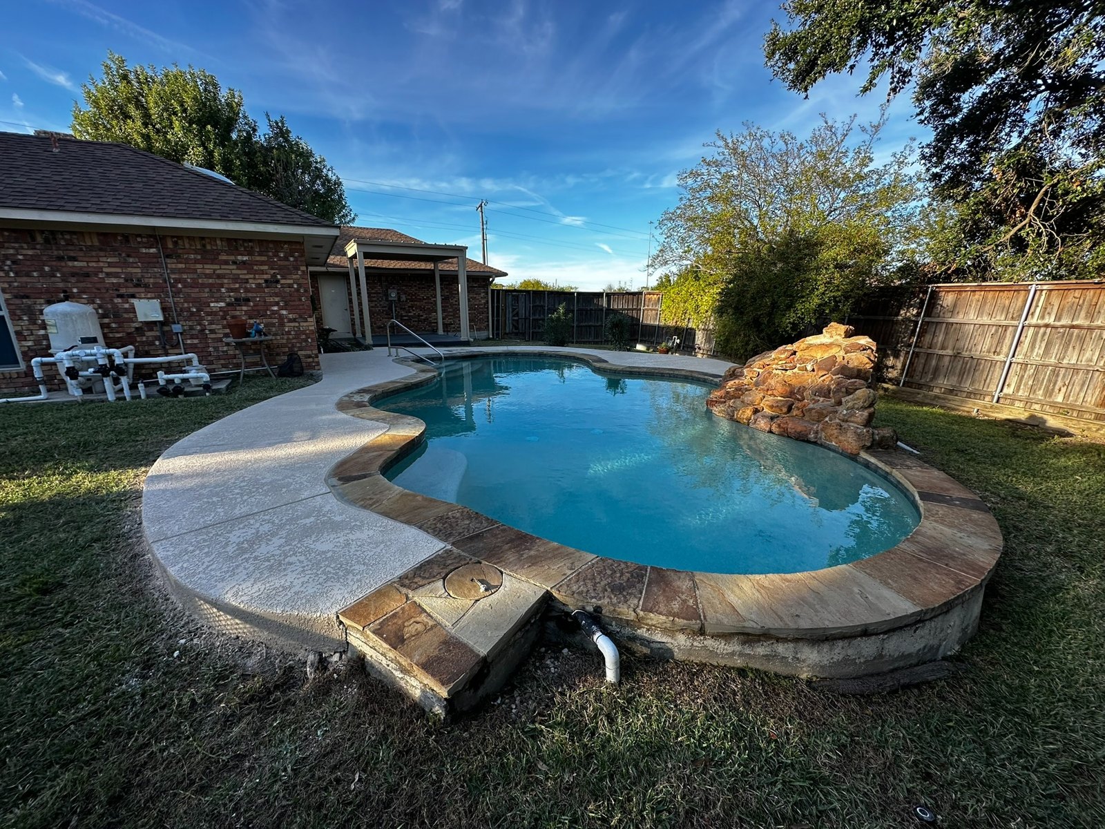 Pool & deck update — after