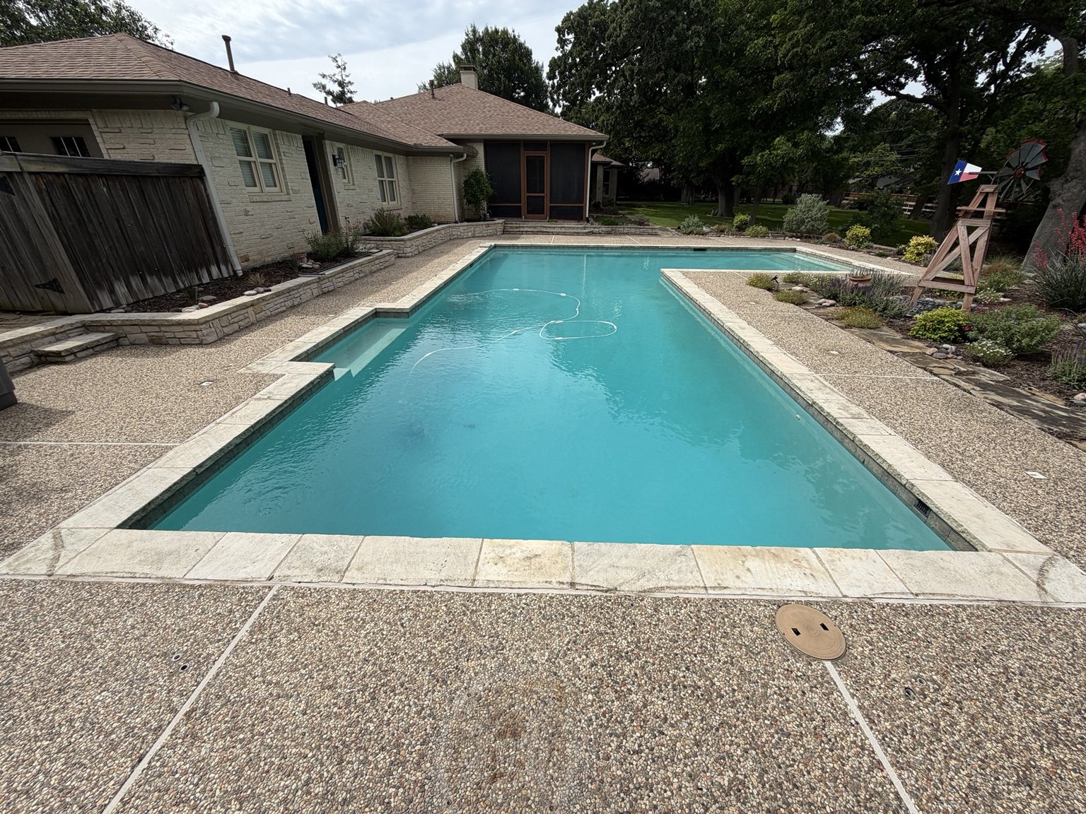 pool before the update