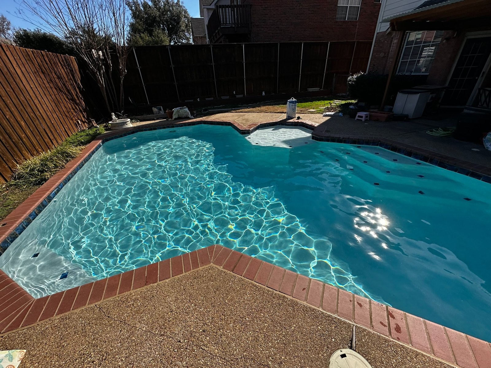 Pool interior renewal — after