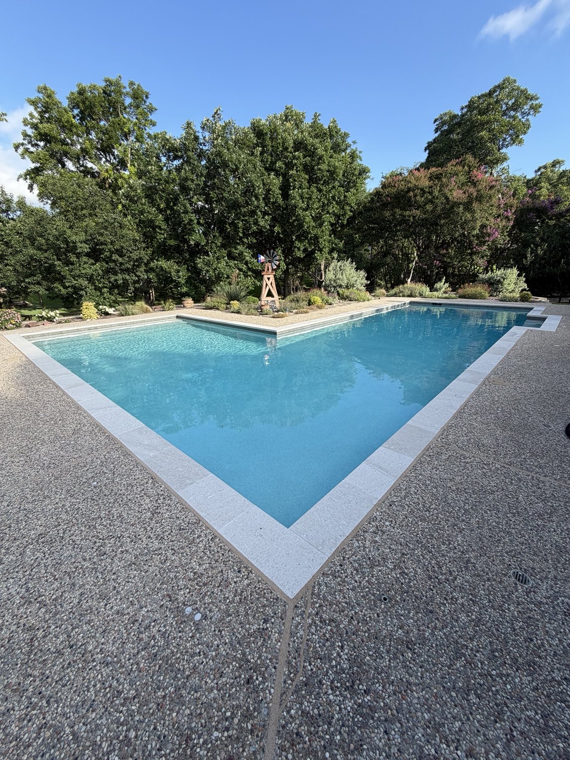 Updated pool and coping