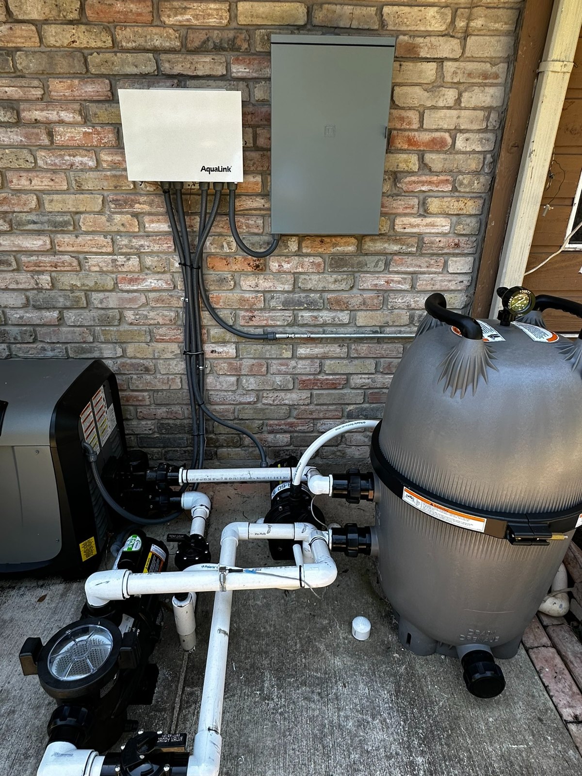 Pool equipment and plumbing